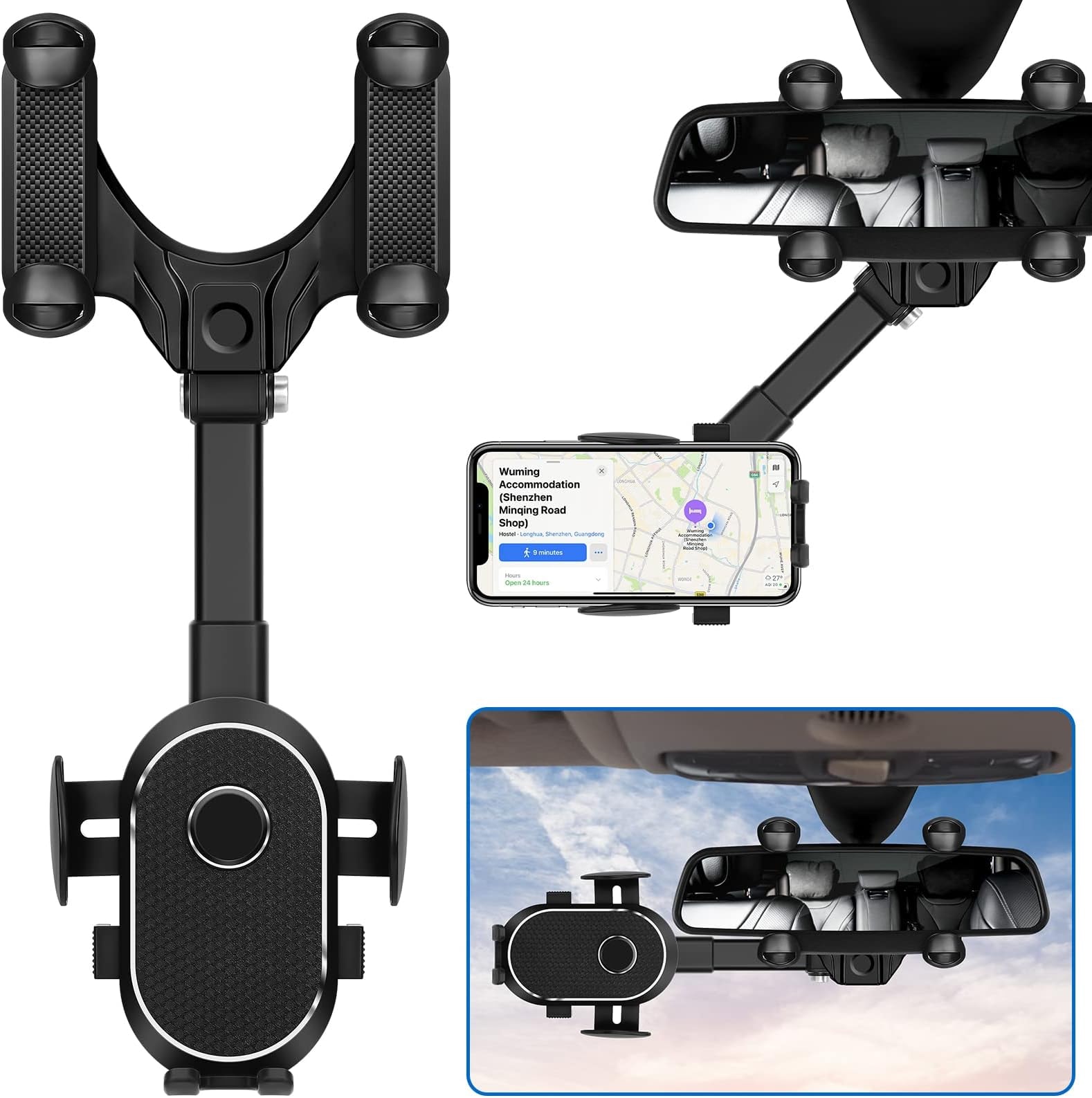 360 ROTATABLE Car Phone Mount